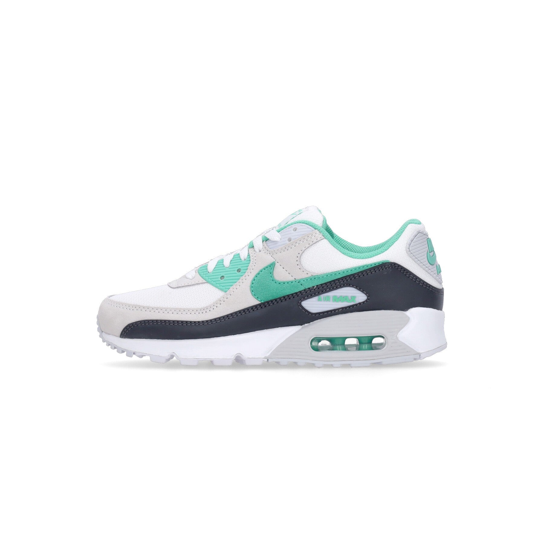 Nike, Scarpa Bassa Uomo Air Max 90, White/spring Green/anthracite