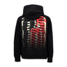 Propaganda, Felpa Leggera Cappuccio Uomo Ribs Blind Hoodie, Black