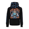 Propaganda, Felpa Leggera Cappuccio Uomo Triangle Gorilla Hoodie, Black