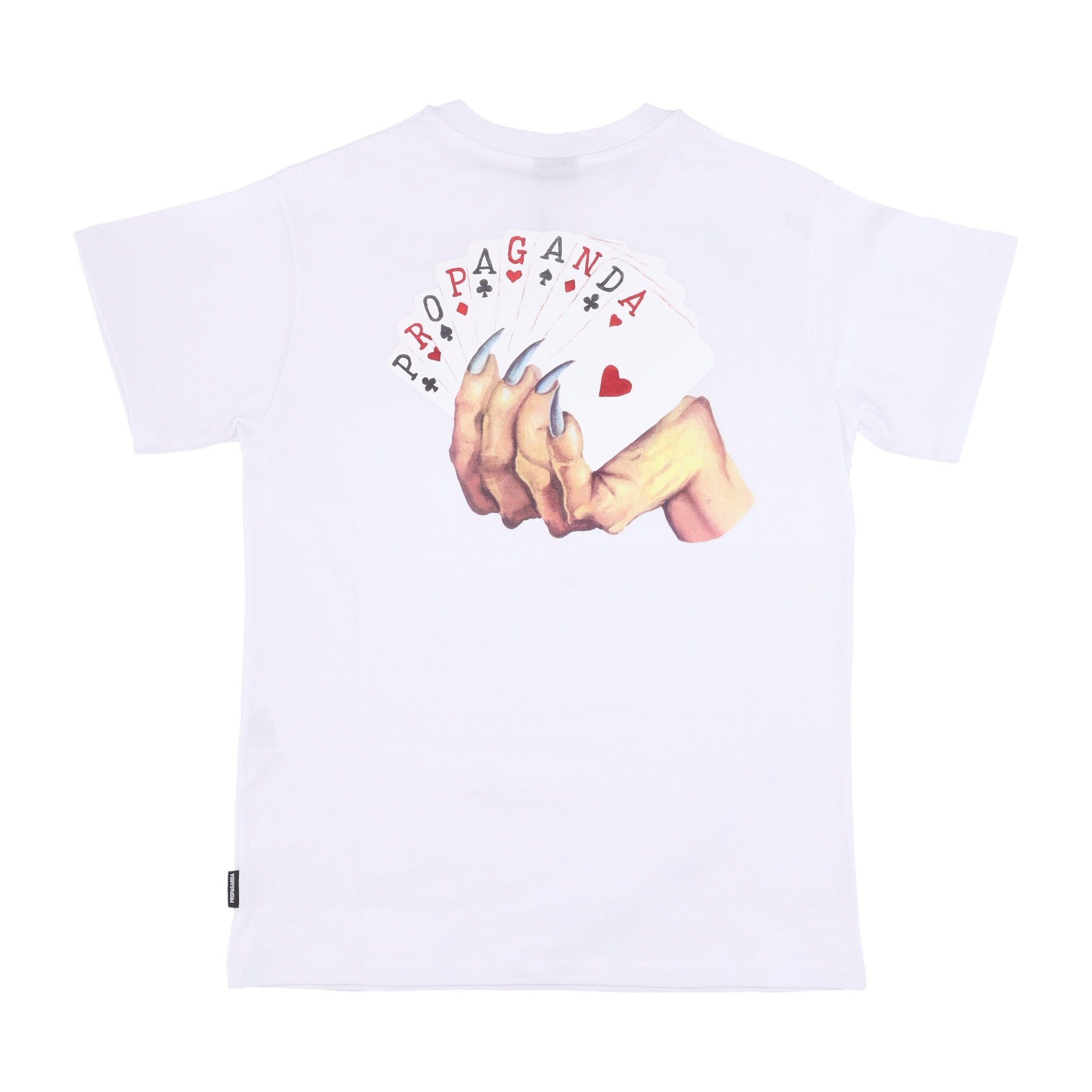 Propaganda, Maglietta Uomo Royal Flush Tee, White