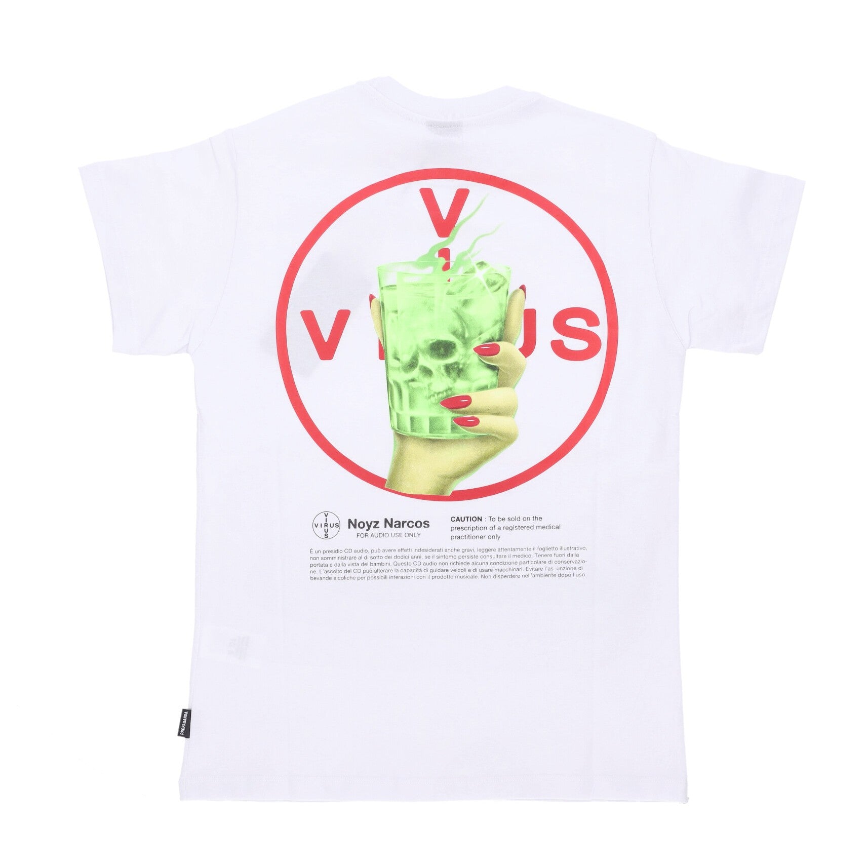 Virus Tee X Noyz Narcos White Men's T-Shirt