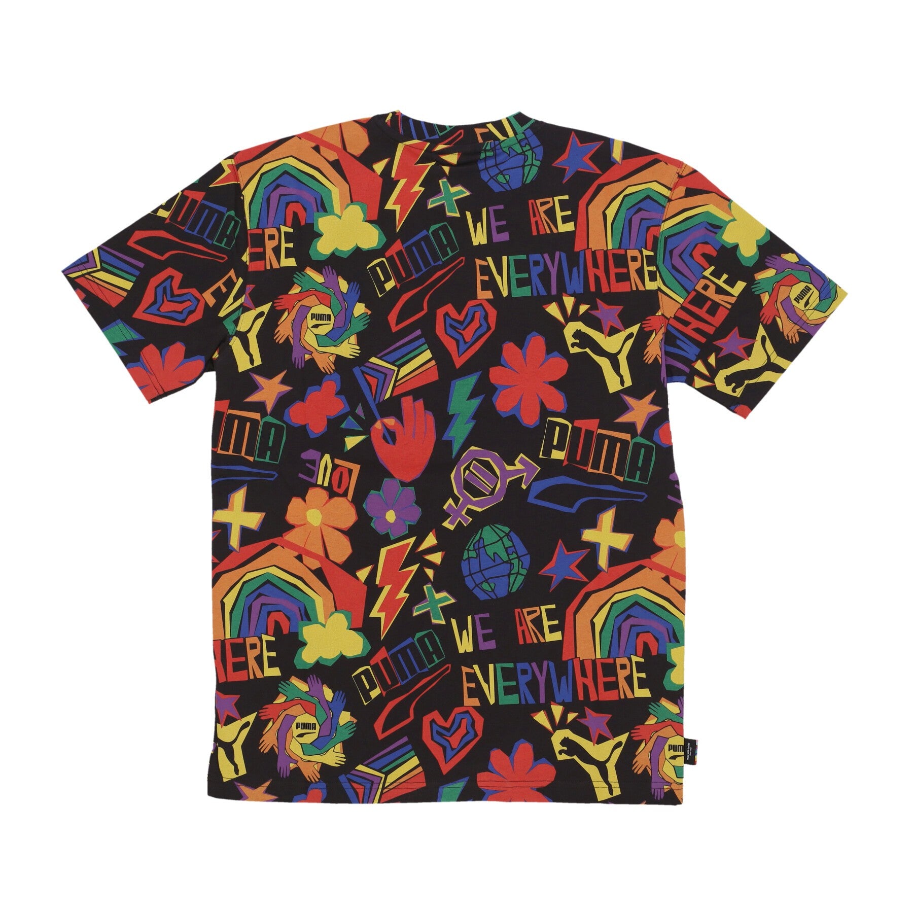 Puma, Maglietta Uomo Downtown Pride All Over Print Tee, 