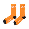 Propaganda, Calza Media Uomo Logo Socks, Orange/black
