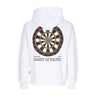 Propaganda, Felpa Leggera Cappuccio Uomo Darts Hoodie, White