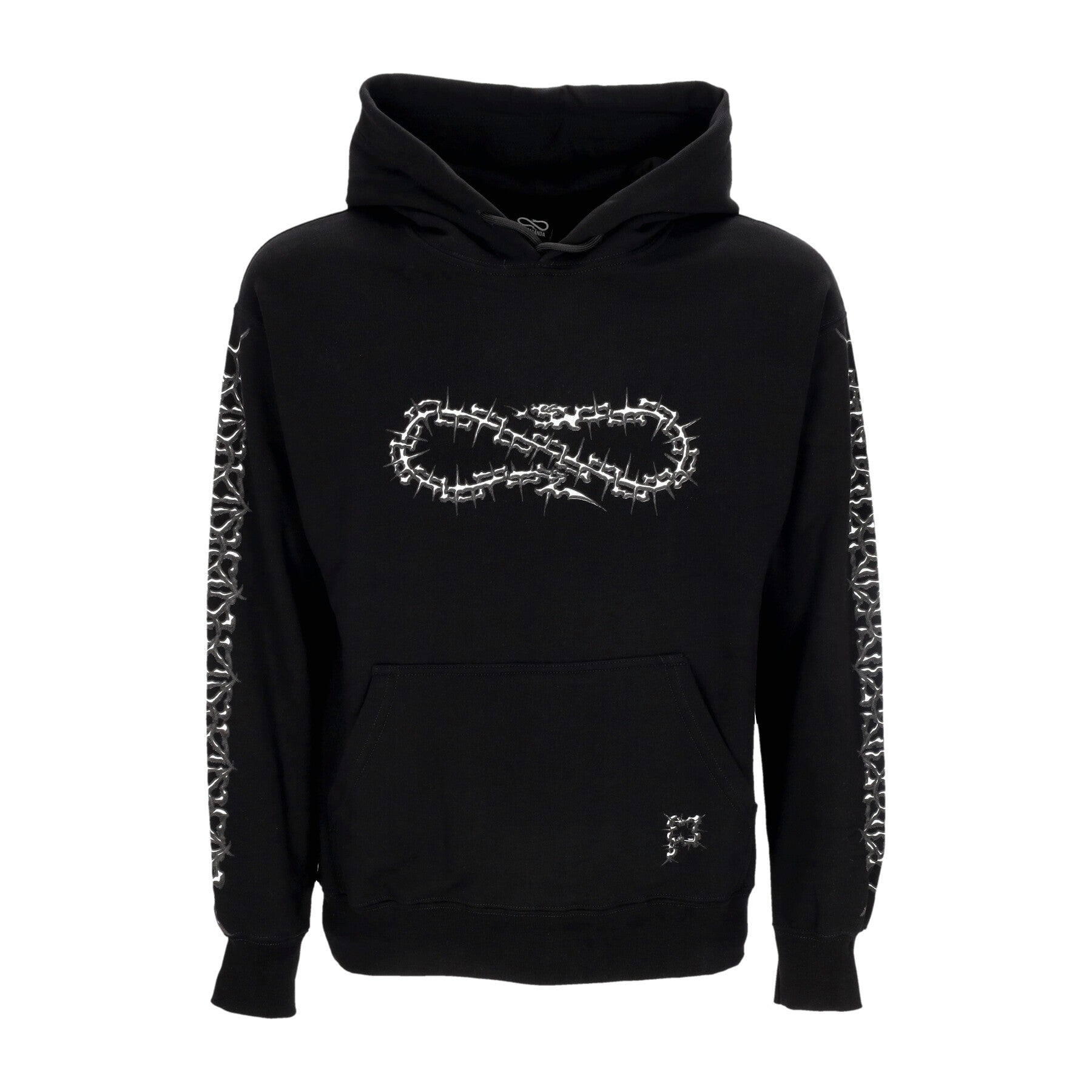 Propaganda, Felpa Leggera Cappuccio Uomo Gear Hoodie, Black