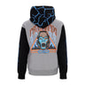 Propaganda, Felpa Leggera Cappuccio Uomo Triangle Gorilla Hoodie, Grey