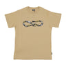 Propaganda, Maglietta Uomo Logo Hazard Tee, Camel