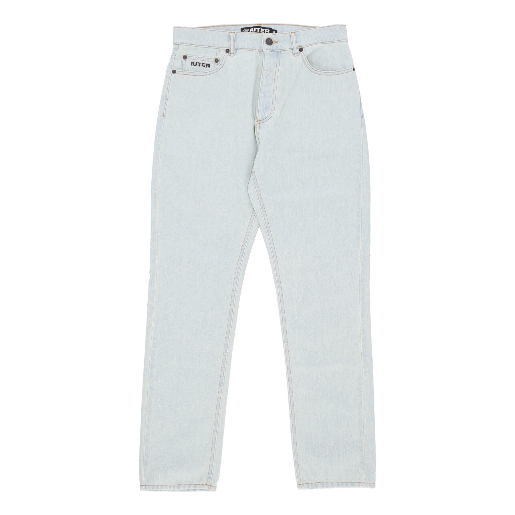 Iuter, Jeans Uomo Regular Denim, Stone Wash