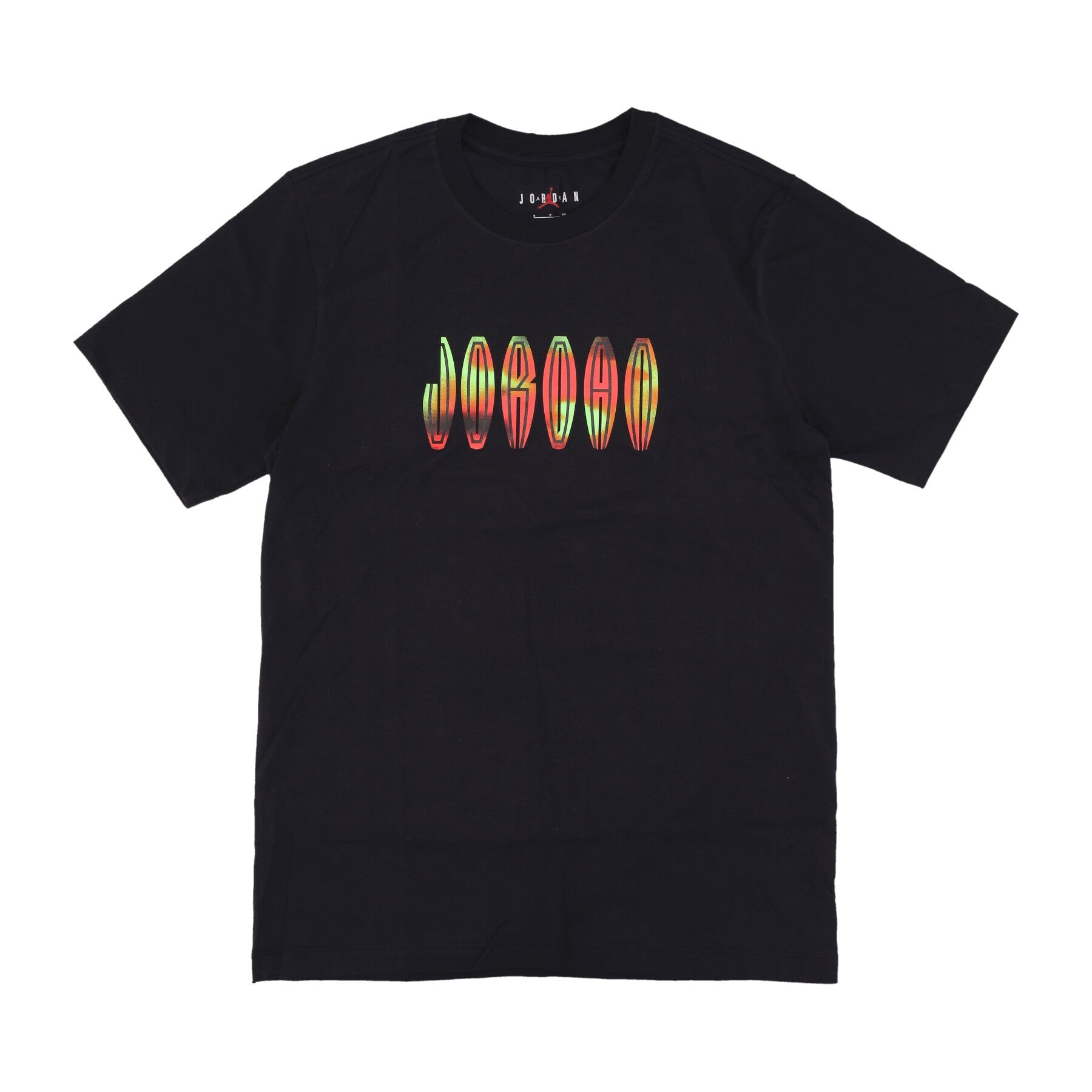 Jordan, Maglietta Uomo Flight Mvp Wordmark Tee, Black/infrared 23/canyon Gold/sail