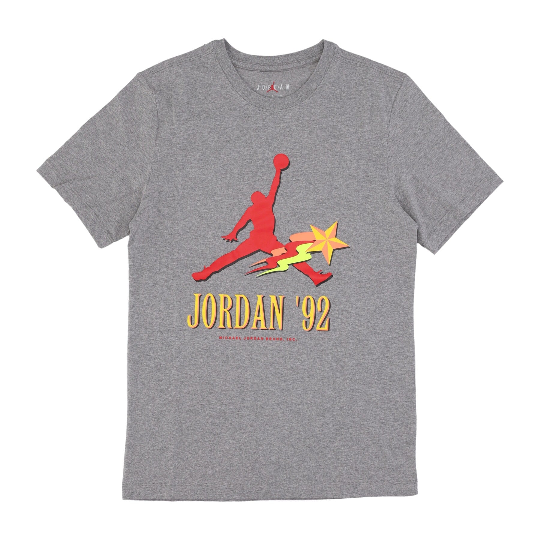 Jordan, Maglietta Uomo Brand Graphic Tee, Carbon Heather