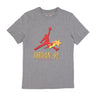 Jordan, Maglietta Uomo Brand Graphic Tee, Carbon Heather