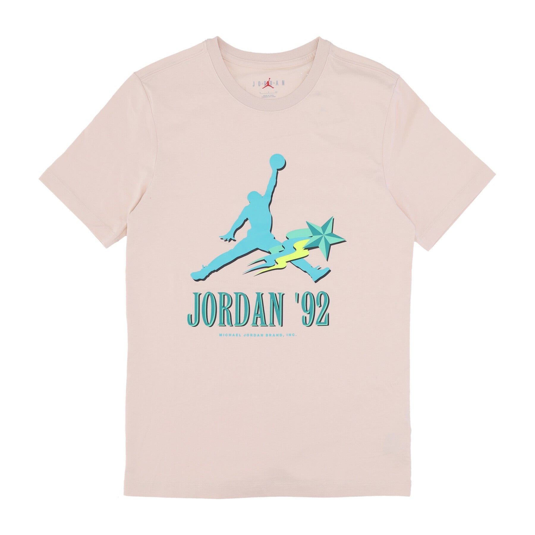 Jordan, Maglietta Uomo Brand Graphic Tee, Pearl White