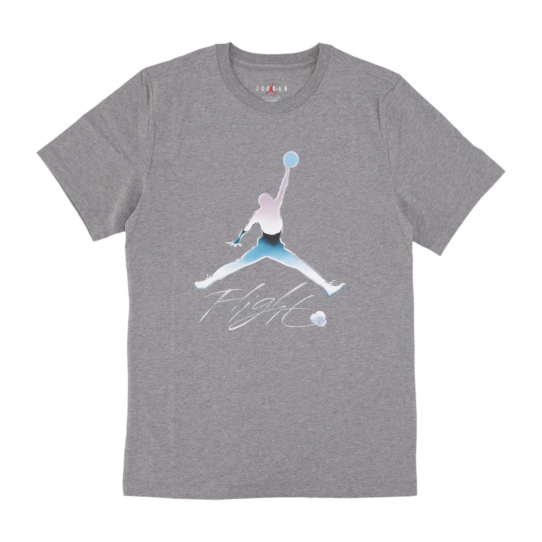 Jordan, Maglietta Uomo Brand Graphic Tee, Carbon Heather