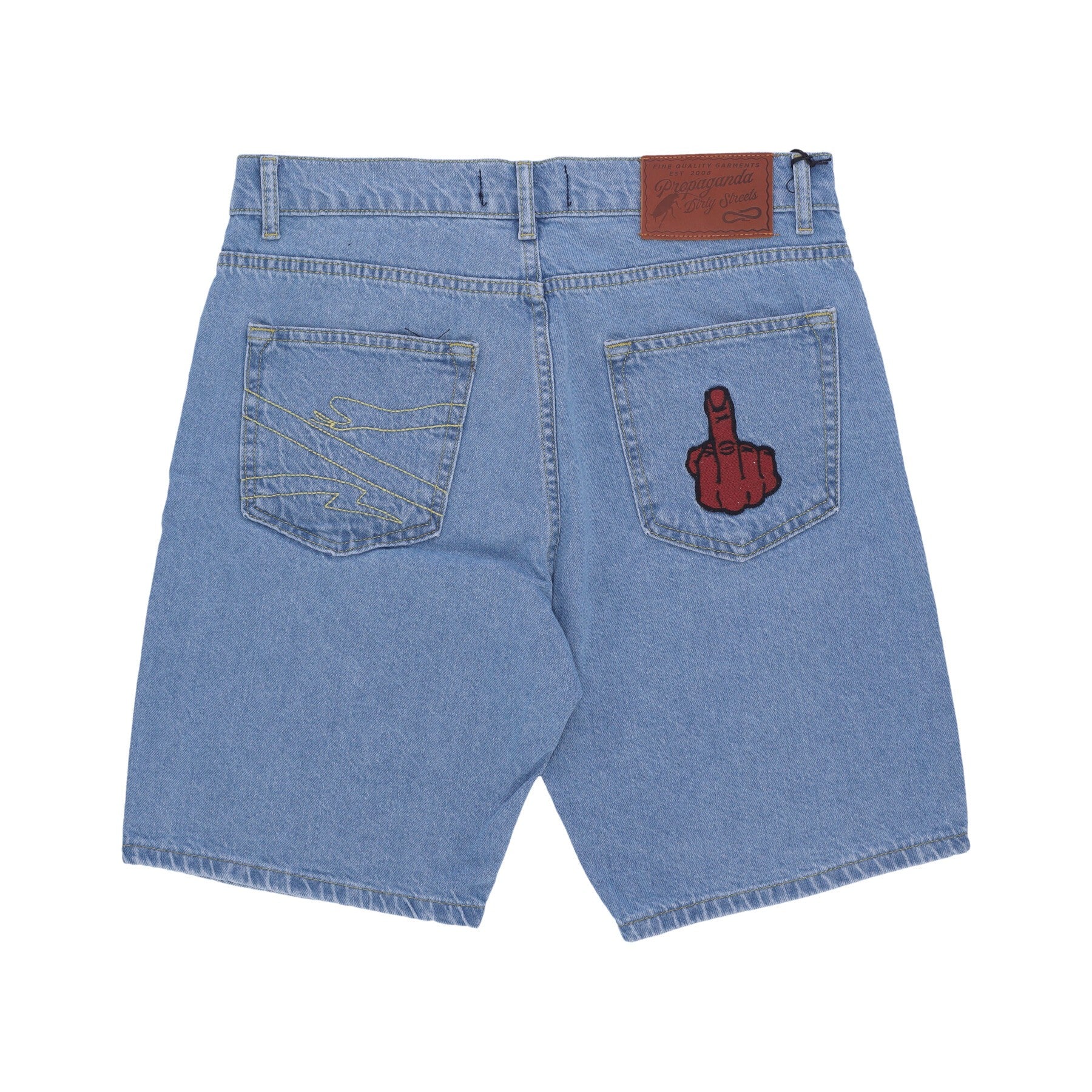 Propaganda, Jeans Corto Uomo Baseball Denim Shorts, 