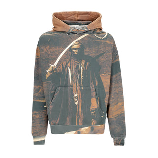 Love Closely, Felpa Leggera Cappuccio Uomo Desert Hoodie, Multi