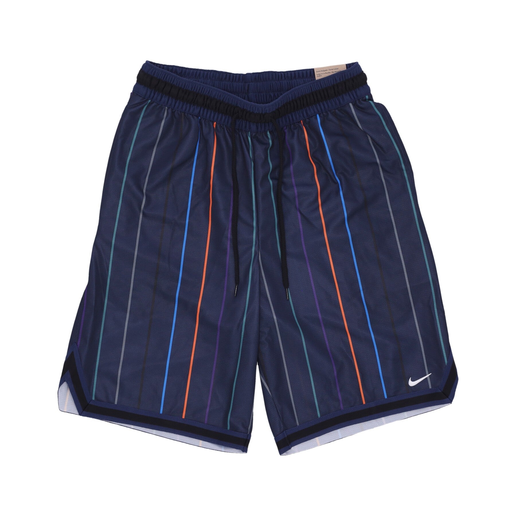 Nike, Pantaloncino Tipo Basket Uomo Dri-fit Dna 10in Short, Midnight Navy/black/white