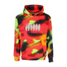 Jordan, Felpa Cappuccio Uomo Flight Mvp All Over Print Fleece Hoodie, Infrared 23/sail