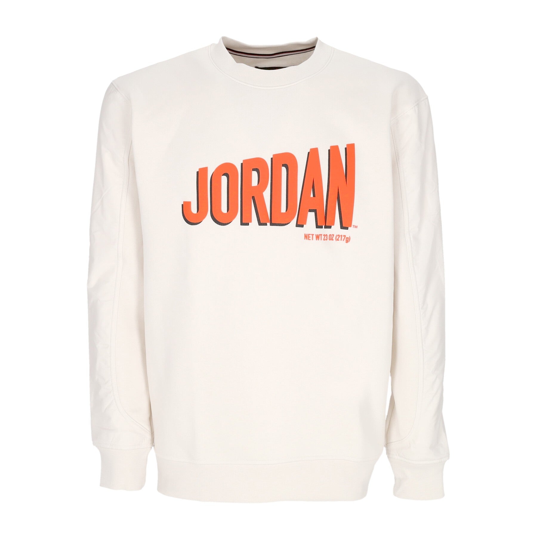 Jordan, Felpa Girocollo Uomo Flight Mvp Graphic Fleece Crewneck, Phantom/rush Orange/black