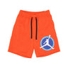 Jordan, Pantaloncino Tipo Basket Uomo Flight Mvp Mesh Short, Rush Orange/white