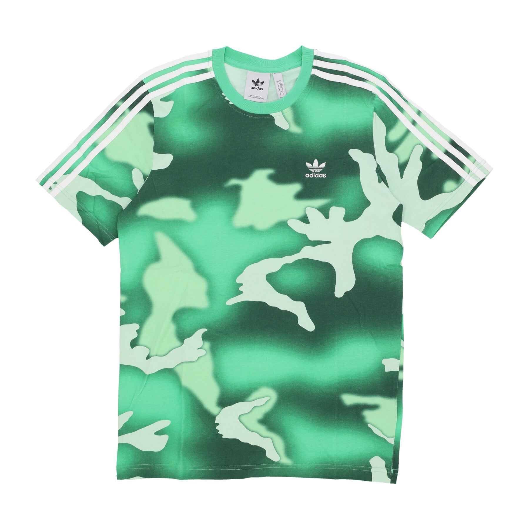 Adidas, Maglietta Uomo Graphics Camo All Over Print Tee, Green