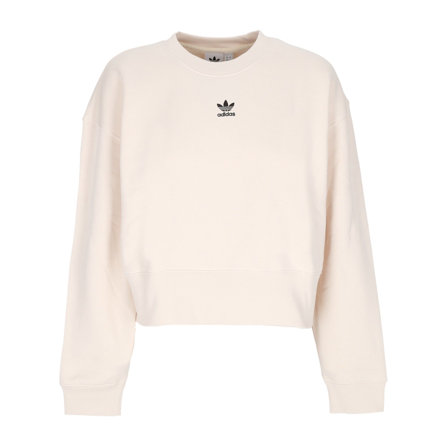 Adidas, Felpa Girocollo Donna Adicolor Essentials Crewneck, Wonder White