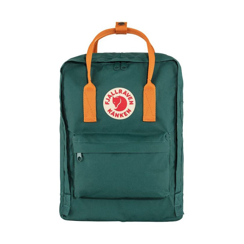 Fjallraven, Zaino Unisex Kanken, Arctic Green/spicy Orange