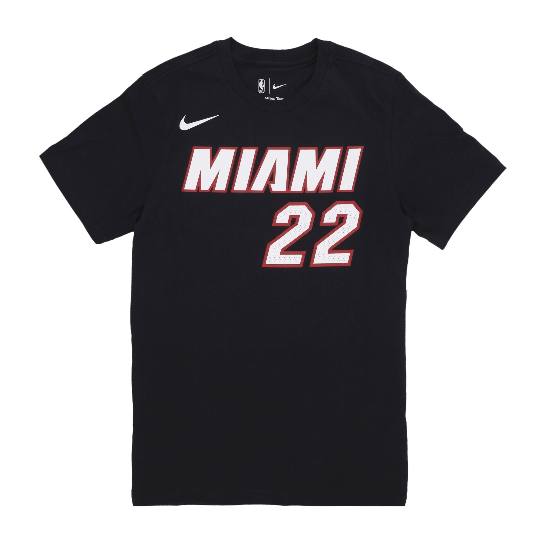 Nike Nba, Maglietta Uomo Nba Essential Tee No 22 Jimmy Butler Miahea, Black