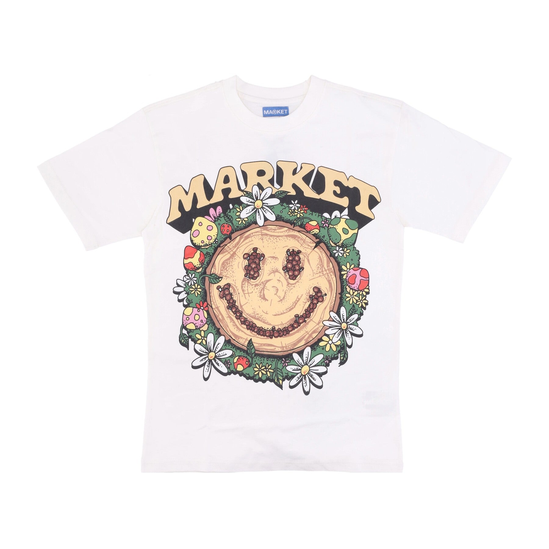 Market, Maglietta Uomo Smiley Decomposition Tee, Cloud