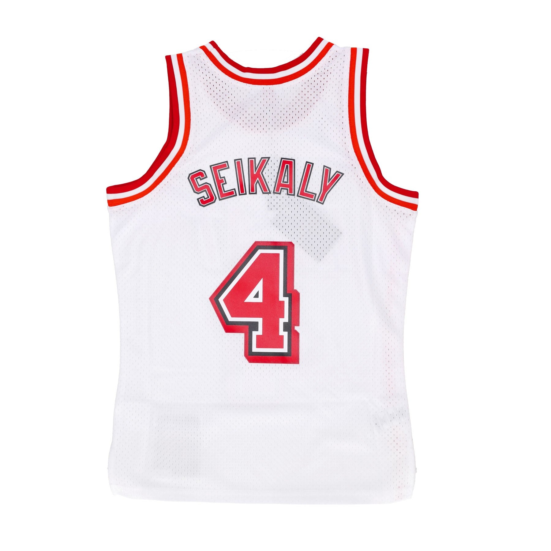 Mitchell & Ness, Canotta Basket Uomo Nba Home Jersey Hardwood Classics No 4 Rony Seikaly 1988-89 Miahea, 