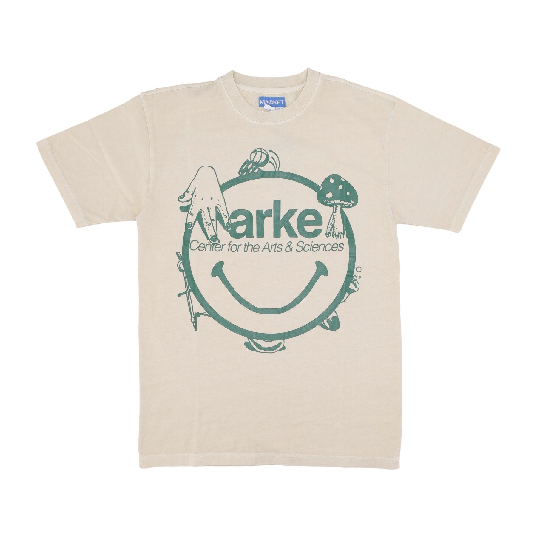 Market, Maglietta Uomo Smiley Arts & Sciences Tee, Sand