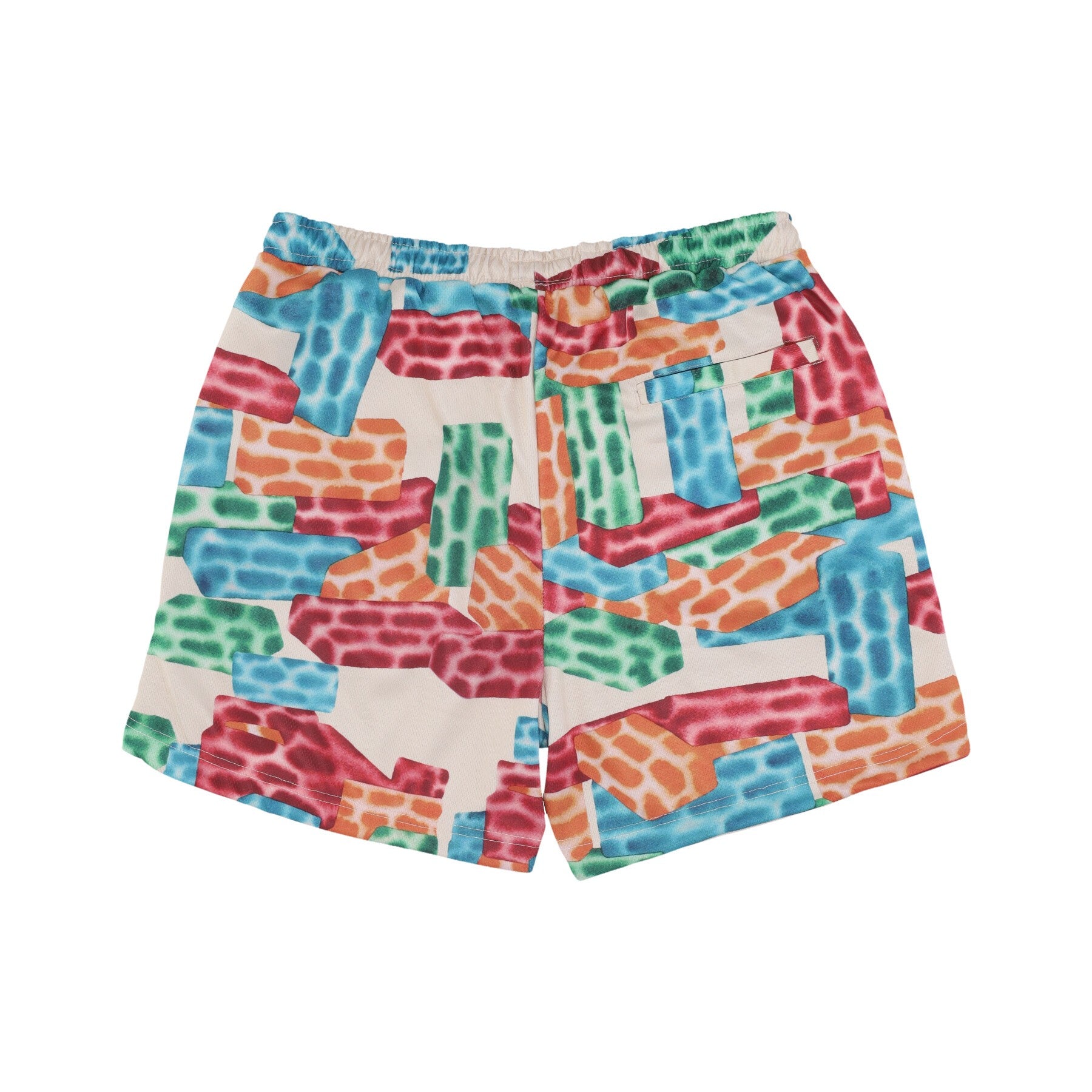 Market, Pantaloncino Tipo Basket Uomo Building Blocks Mesh Shorts, 