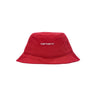 Carhartt Wip, Cappello Da Pescatore Uomo Script Bucket Hat, Arcade/white