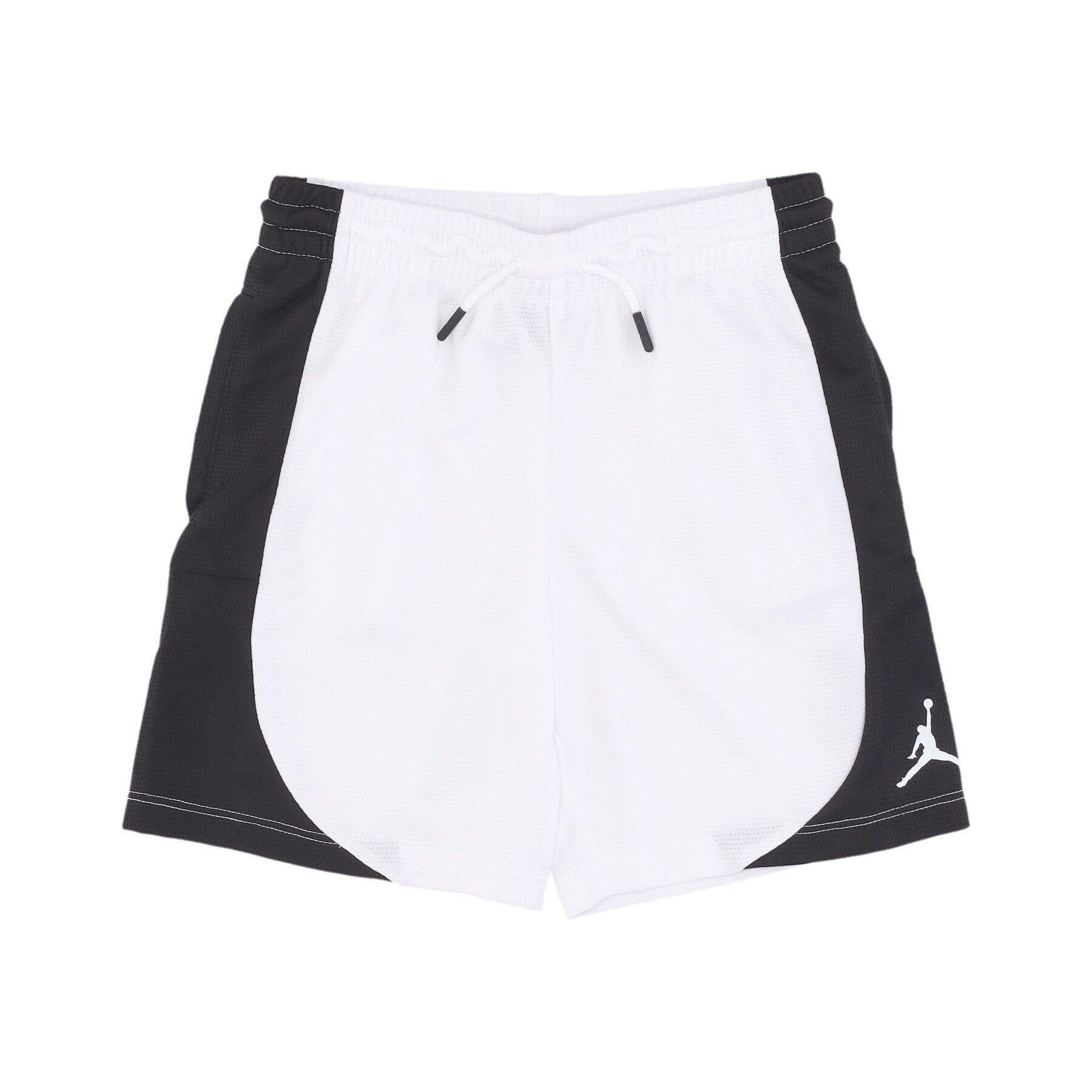 Basketballshorts für Mädchen Life Sport Short Weiß/Schwarz