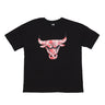 New Era, Maglietta Uomo Nba Infill Logo Os Tee Chibul, Black/front Door Red