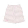 New Era, Pantalone Corto Tuta Uomo Ne Pinstripe Shorts, Off White/wild Rose