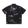 Huf, Camicia Manica Corta Uomo Drop Top Resort Shirt, Black