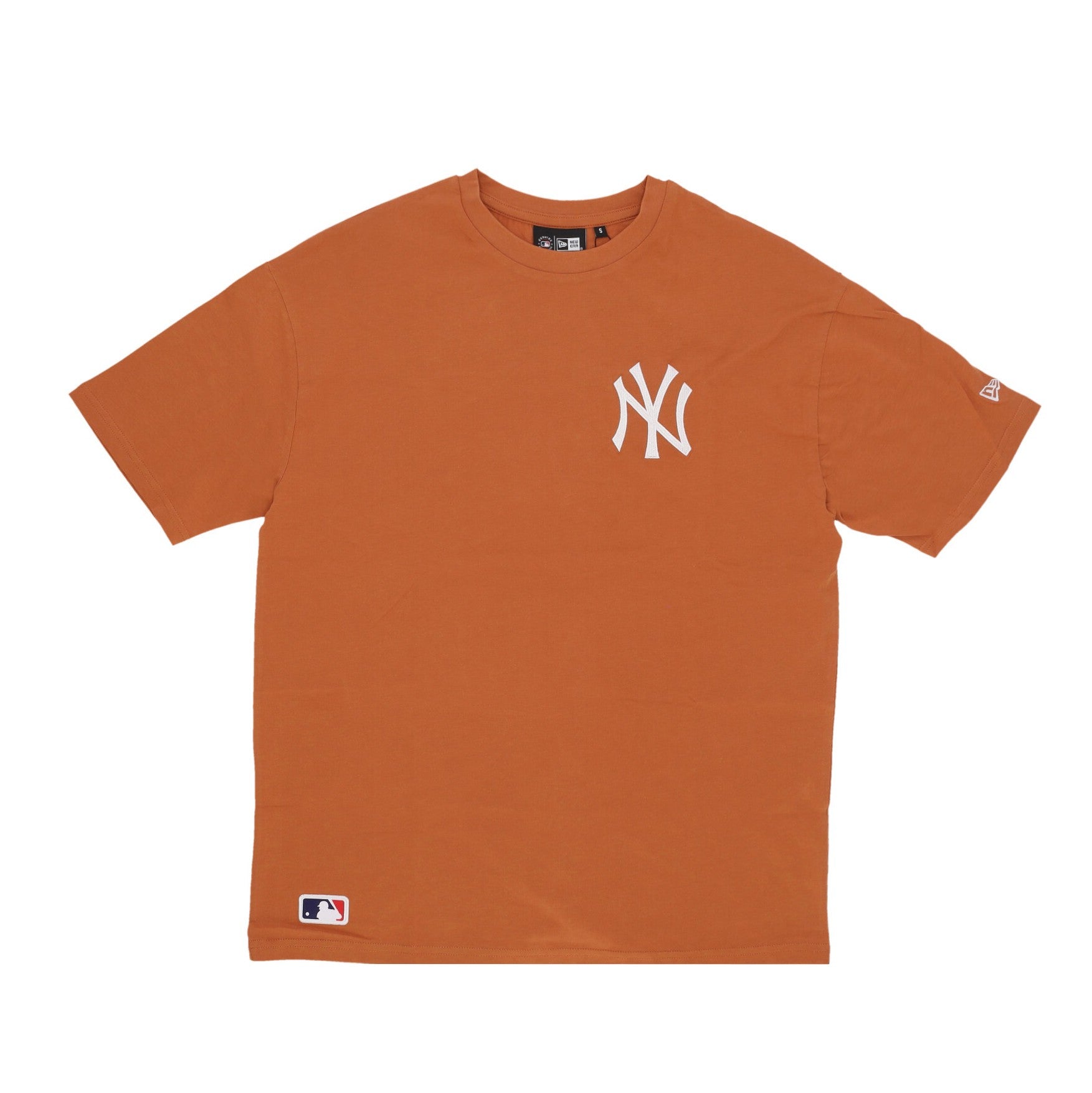 New Era, Maglietta Uomo Mlb League Essentials Lc Os Tee Neyyan, Spring Toffee/white