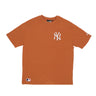 New Era, Maglietta Uomo Mlb League Essentials Lc Os Tee Neyyan, Spring Toffee/white