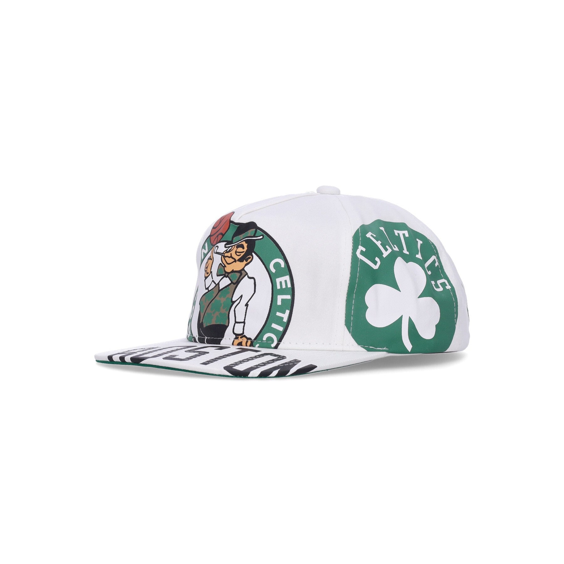 Mitchell & Ness, Cappellino Visiera Piatta Uomo Nba In Your Face Deadstock Hwc Boscel, White