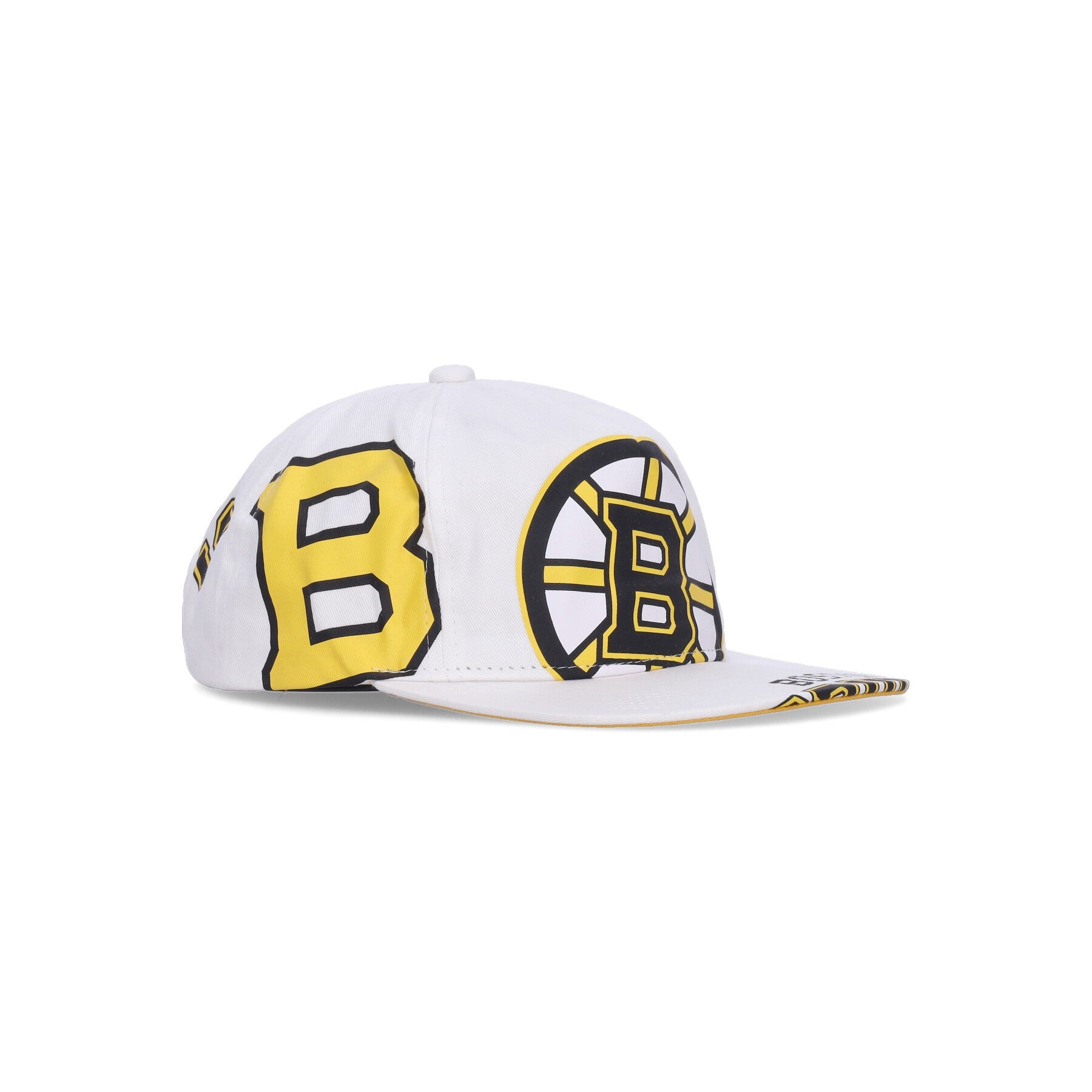 Mitchell & Ness, Cappellino Visiera Piatta Uomo Nhl In Your Face Deadstock Bosbru, White