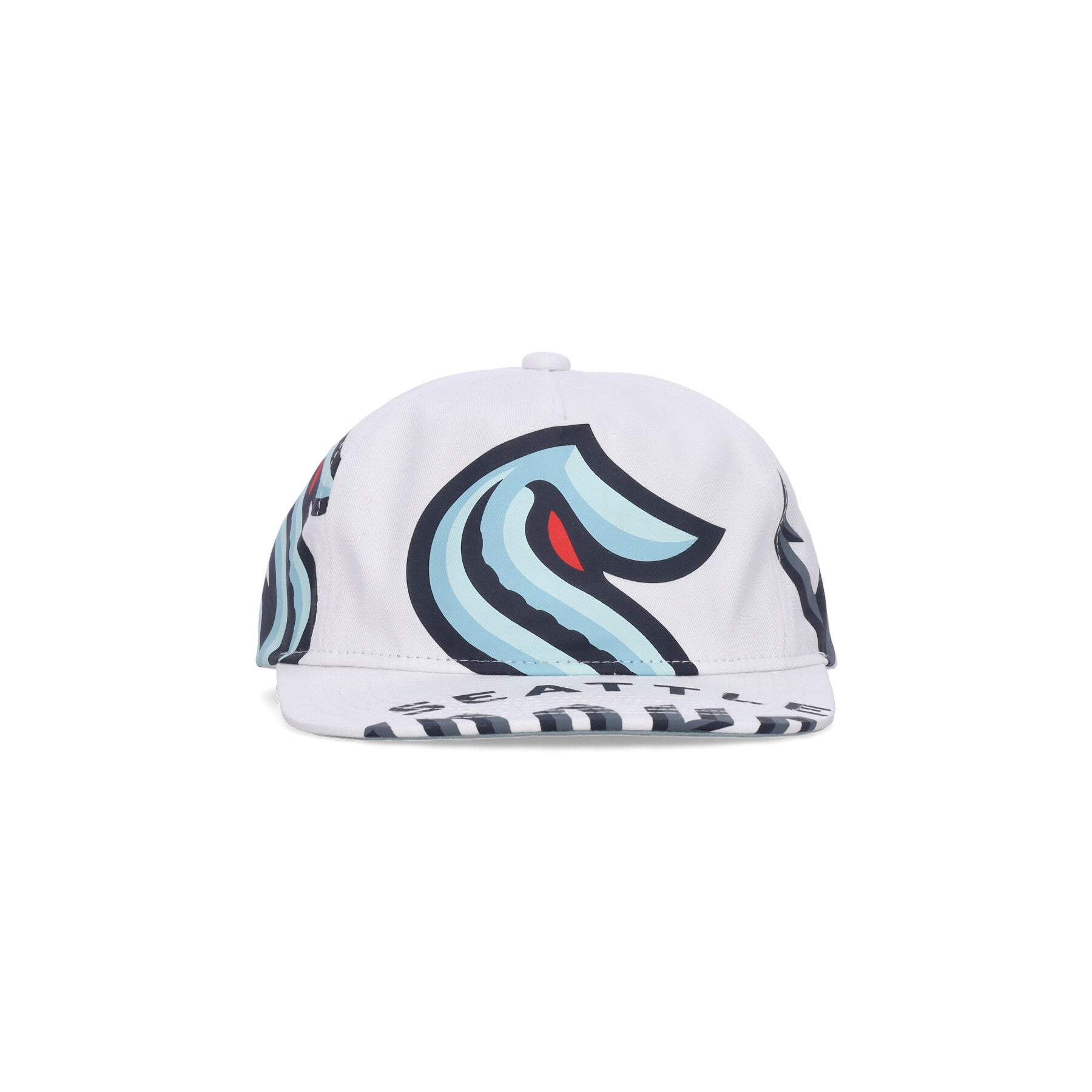 Mitchell & Ness, Cappellino Visiera Piatta Uomo Nhl In Your Face Deadstock Seakra, White