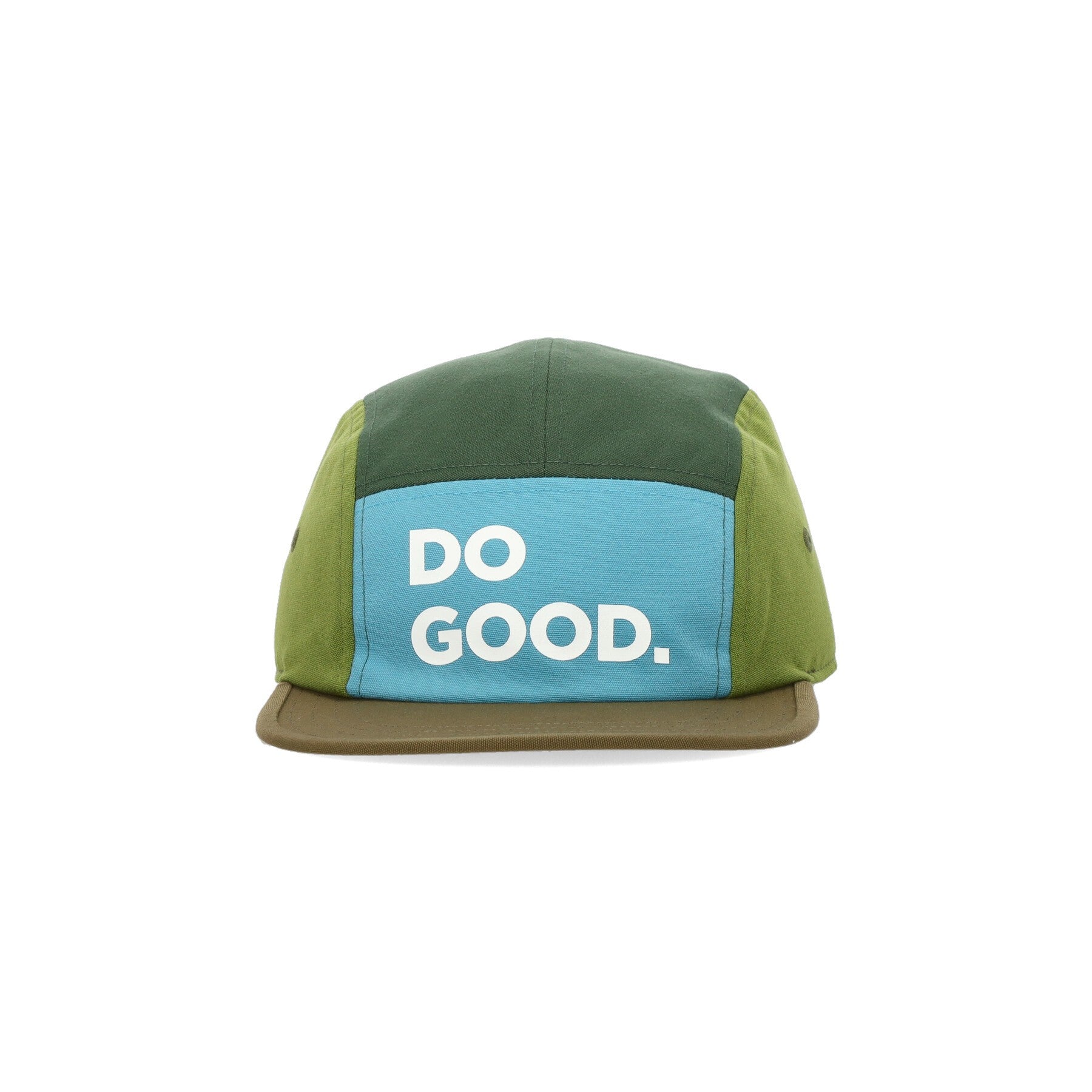 Do Good 5 Panel Hat Poolside/oak Men's Flat Visor Cap