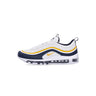 Nike, Scarpa Bassa Uomo Air Max 97, White/university Gold/dark Obsidian