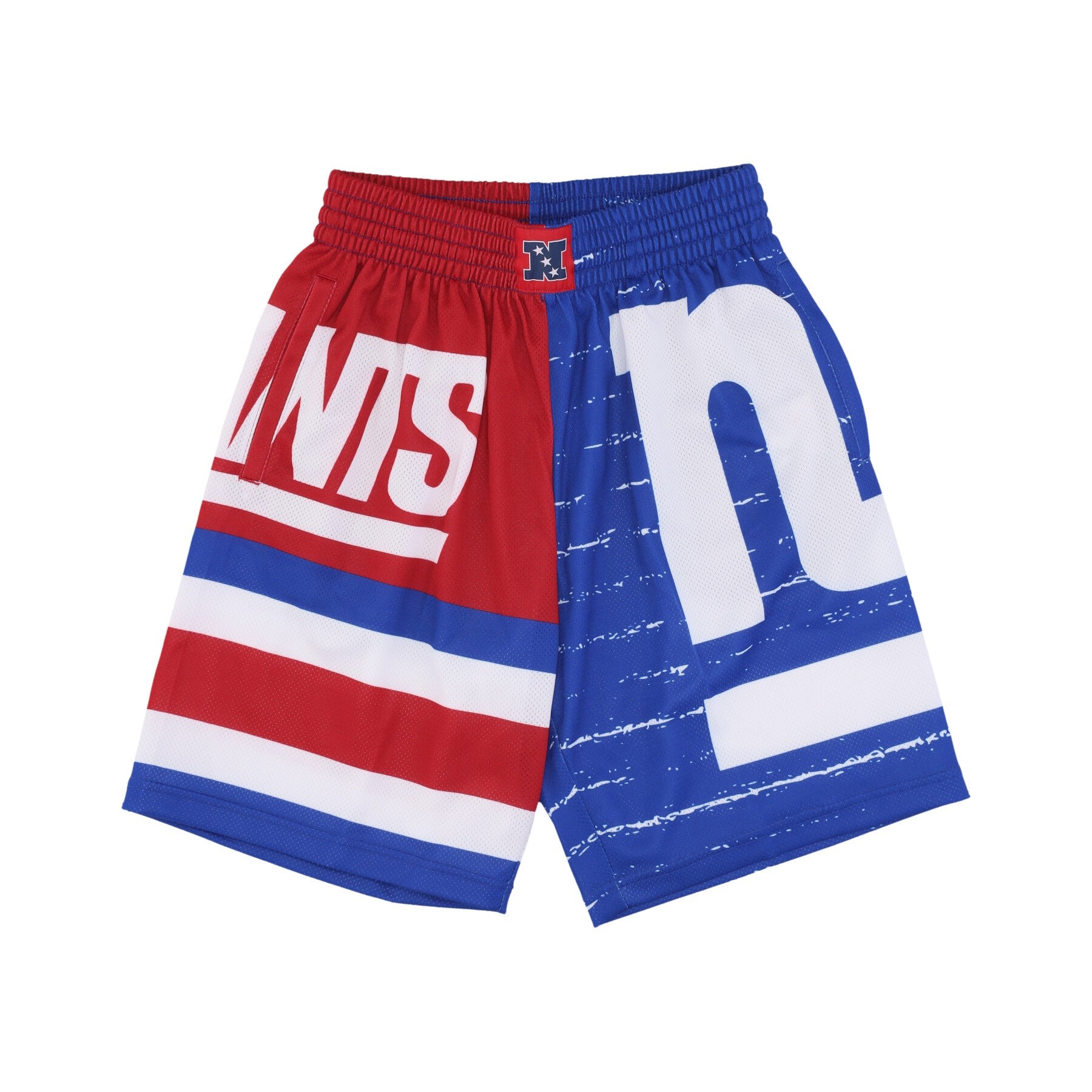 Mitchell & Ness, Pantaloncino Tipo Basket Uomo Nfl Jumbotron 3.0 Shorts Neygia, Multi/white