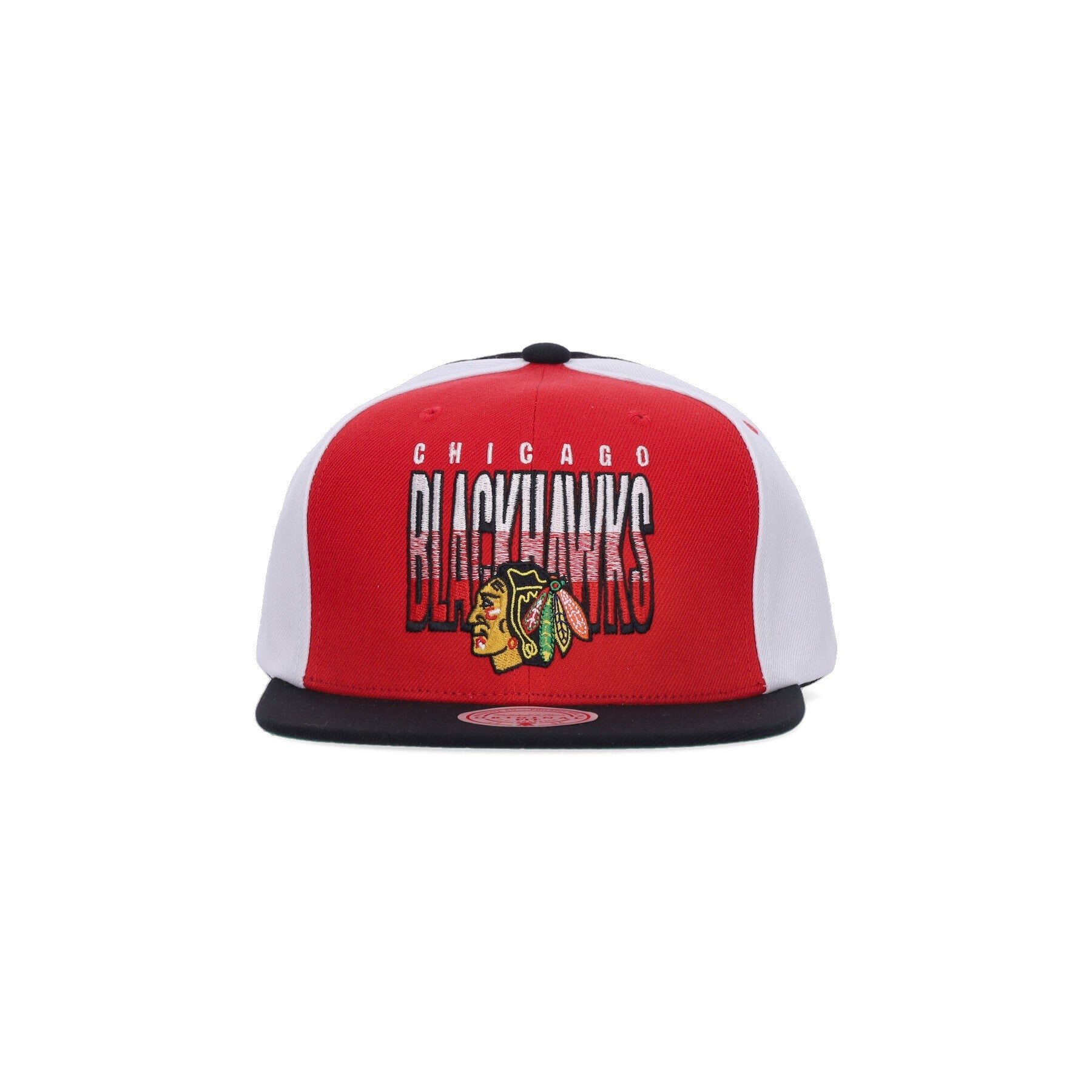 Cappellino Visiera Piatta Uomo Nhl Billboard 2 Snapback Vintage Chibla Red/black