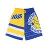 Mitchell & Ness, Pantaloncino Tipo Basket Uomo Nba Jumbotron 3.0 Shorts Golwar, Multi/white