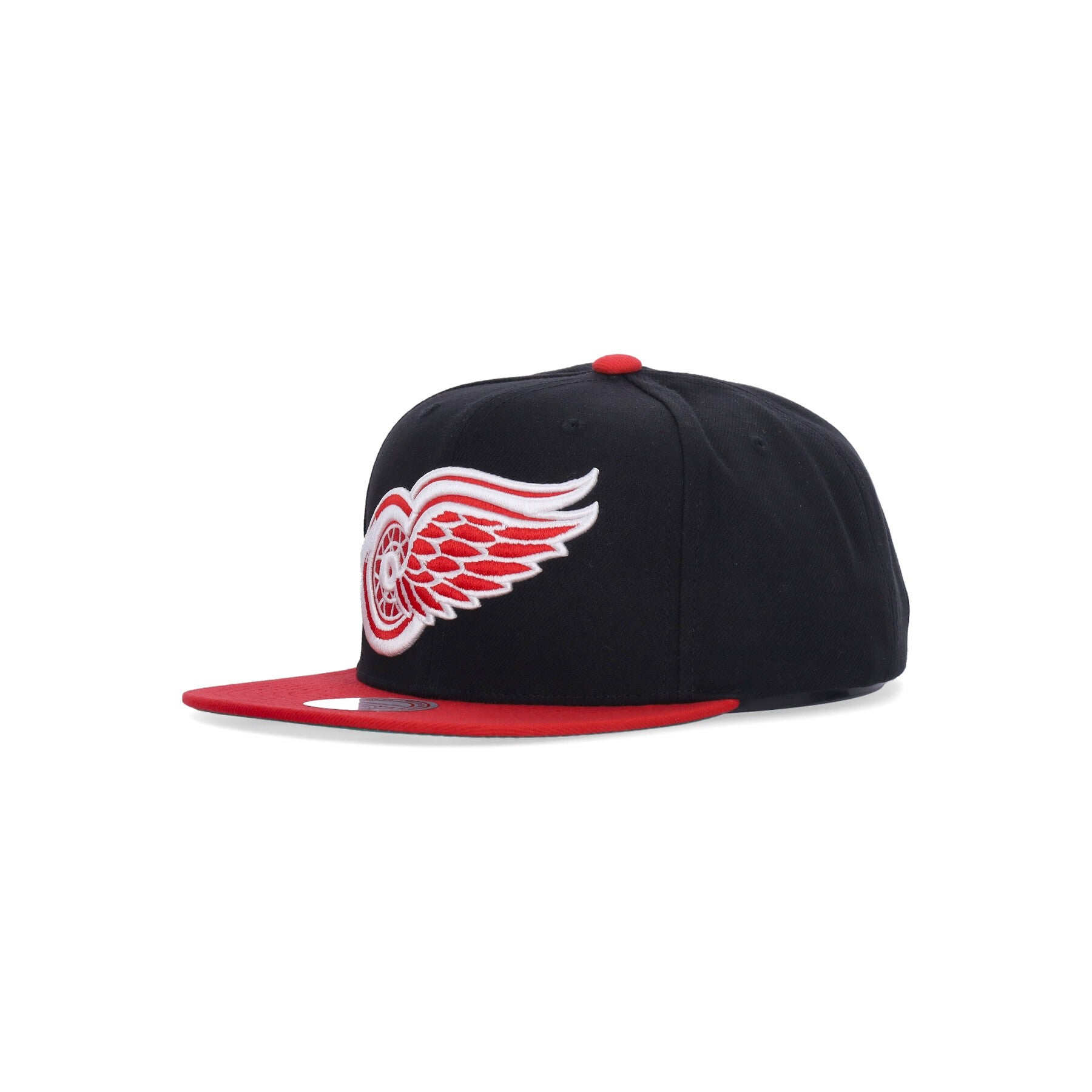 Mitchell & Ness, Cappellino Visiera Piatta Uomo Nhl Team 2 Tone 2.0 Snapback Detwin, Black/red