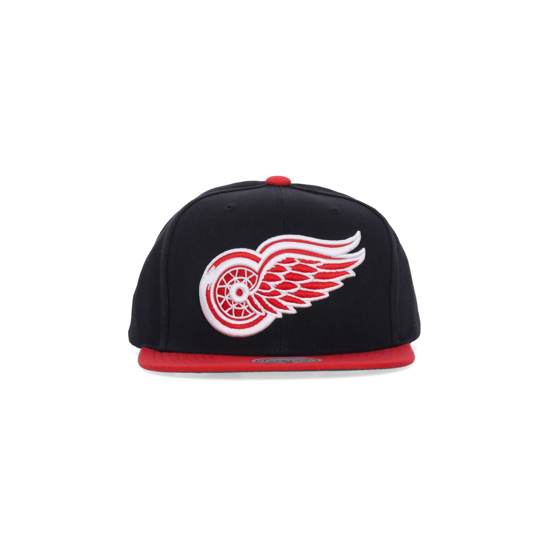 Mitchell & Ness, Cappellino Visiera Piatta Uomo Nhl Team 2 Tone 2.0 Snapback Detwin, Black/red