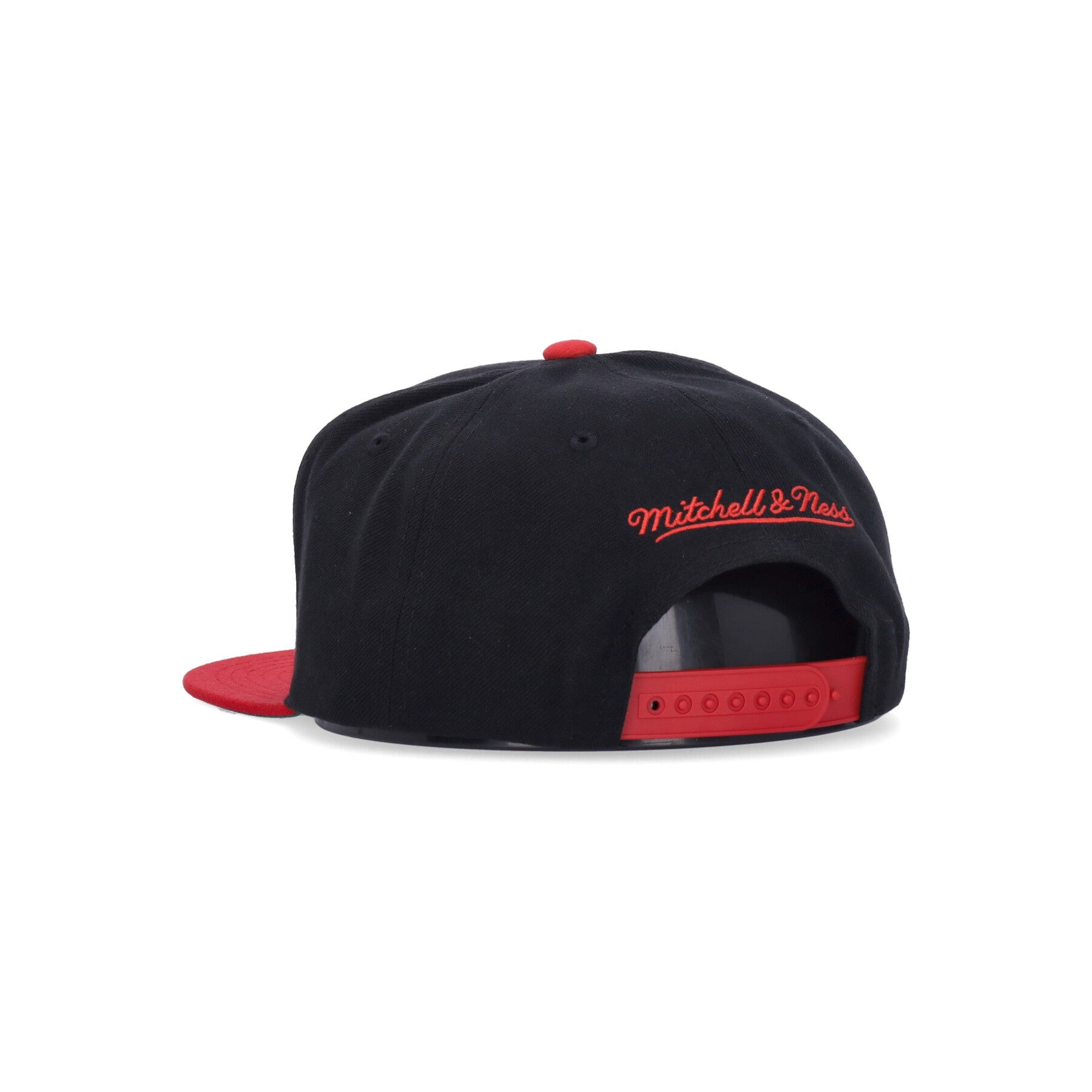 Mitchell & Ness, Cappellino Visiera Piatta Uomo Nhl Team 2 Tone 2.0 Snapback Detwin, Black/red