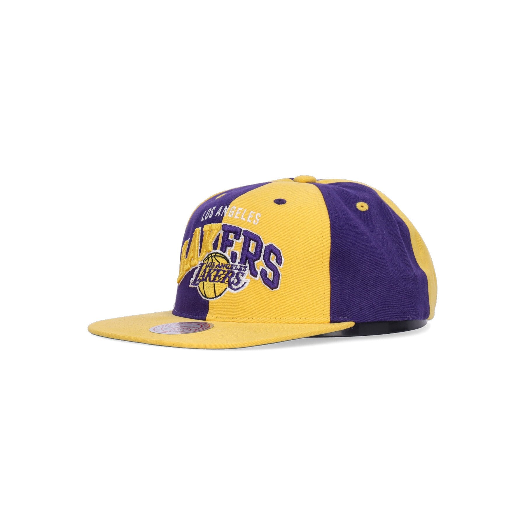 Mitchell & Ness, Cappellino Visiera Piatta Uomo Nba Pinwheel Of Fortune Deadstock Hwc Loslak, Yellow/purple